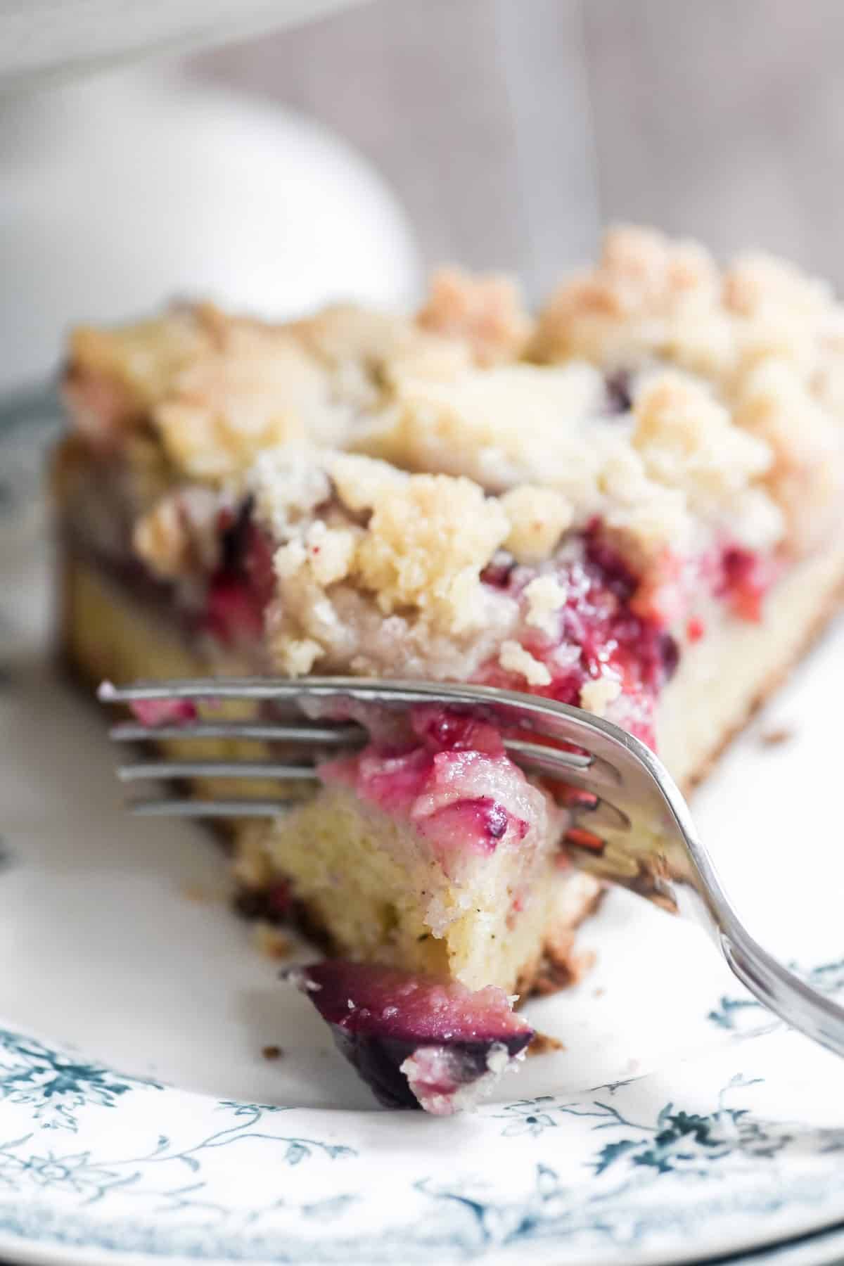 cardamom plum cake
