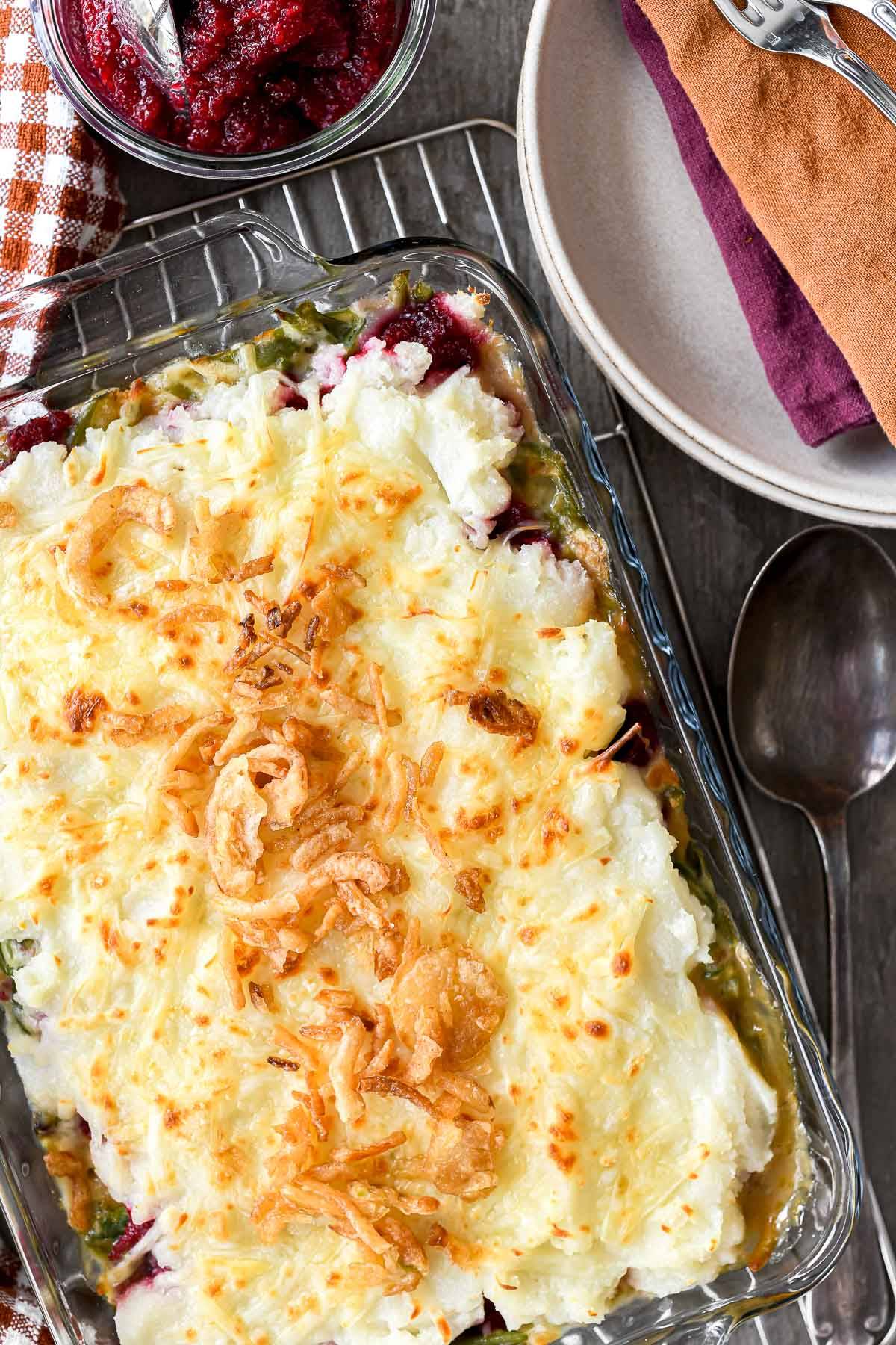 Thanksgiving Leftovers Casserole