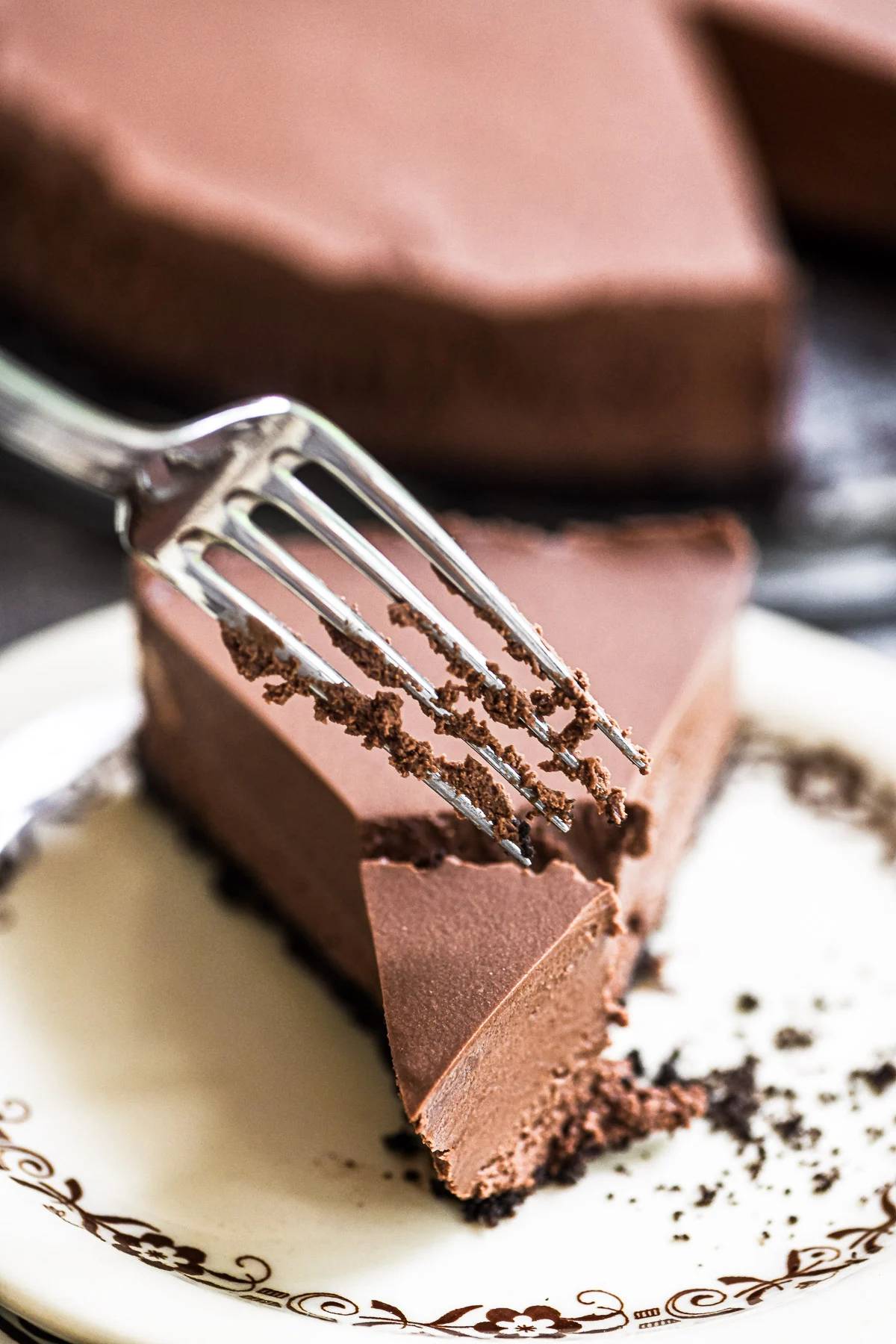 no bake chocolate cheesecake
