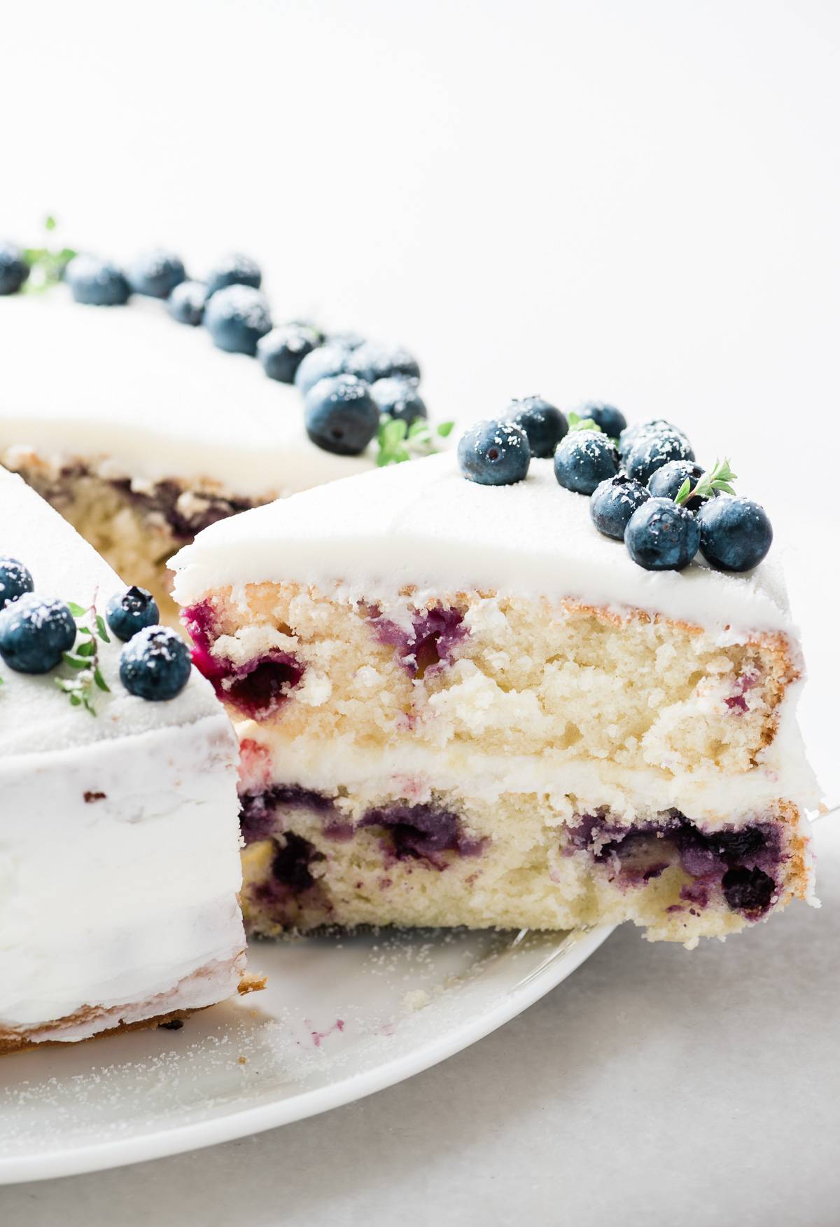 lemon blueberry cake