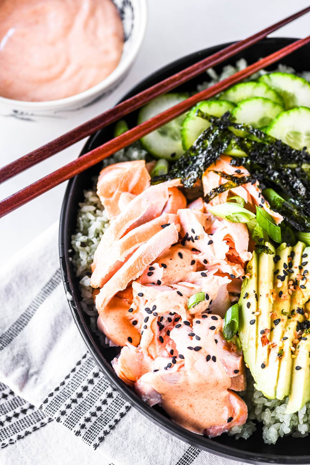 Salmon bowl