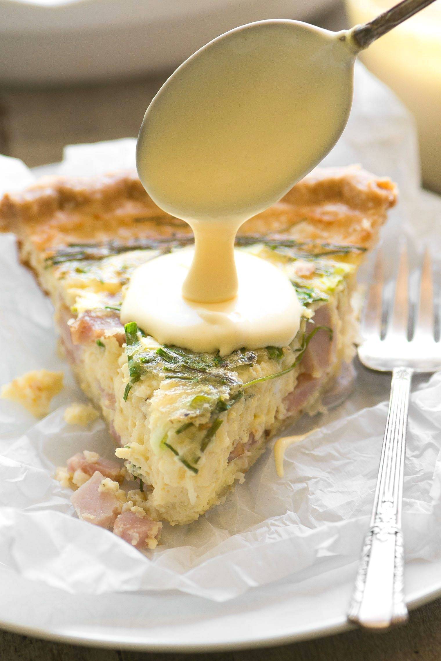 Eggs Benedict Quiche