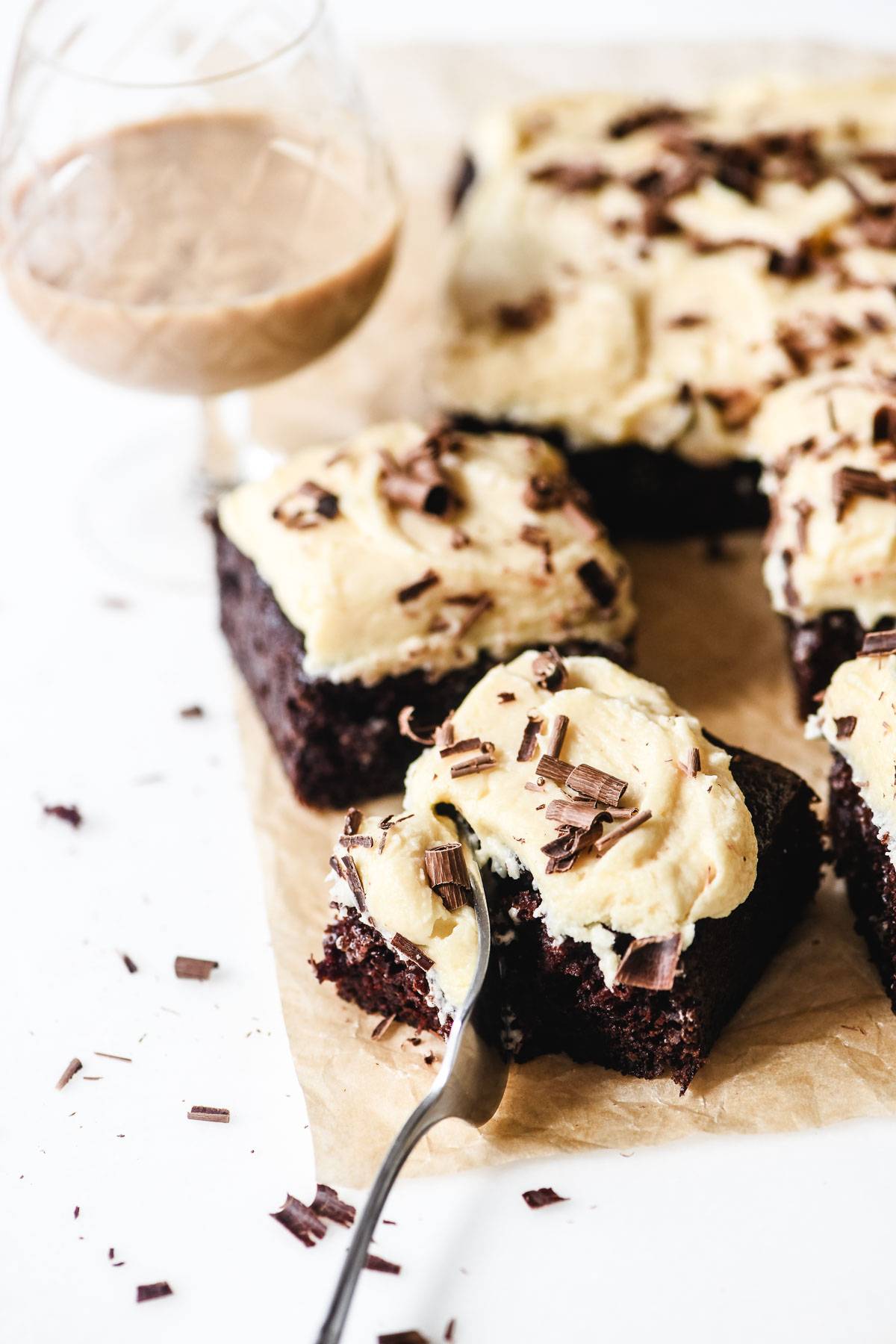 Irish Cream Snack Cake