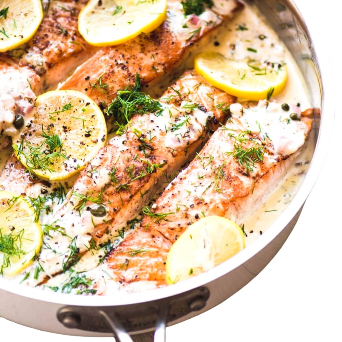 creamy lemon dill salmon