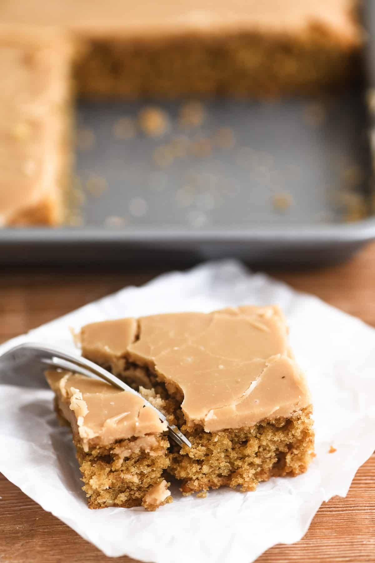 Coffee Fudge Traybake