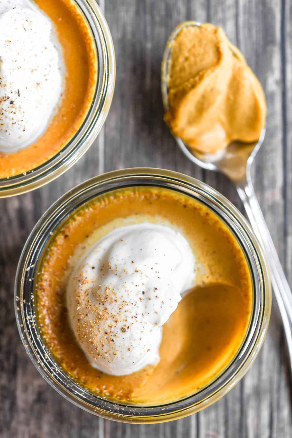 pumpkin pot de creme