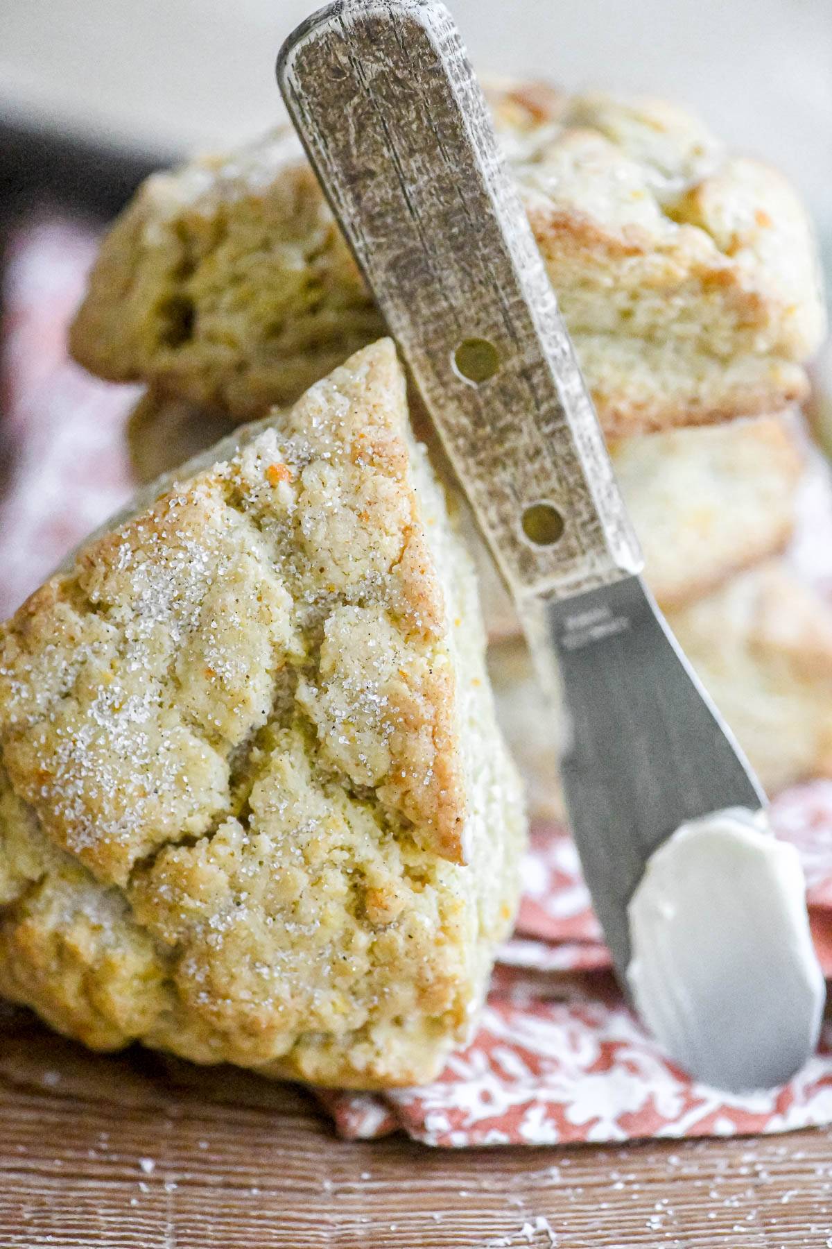 orange cardamom scones