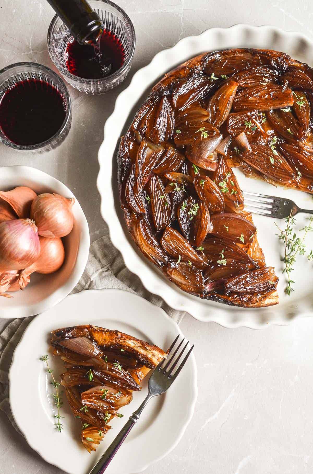 Caramelized Shallot Tarte Tatin