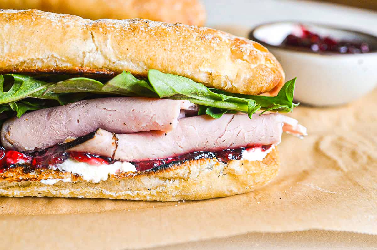 Ham and Jam Sandwich