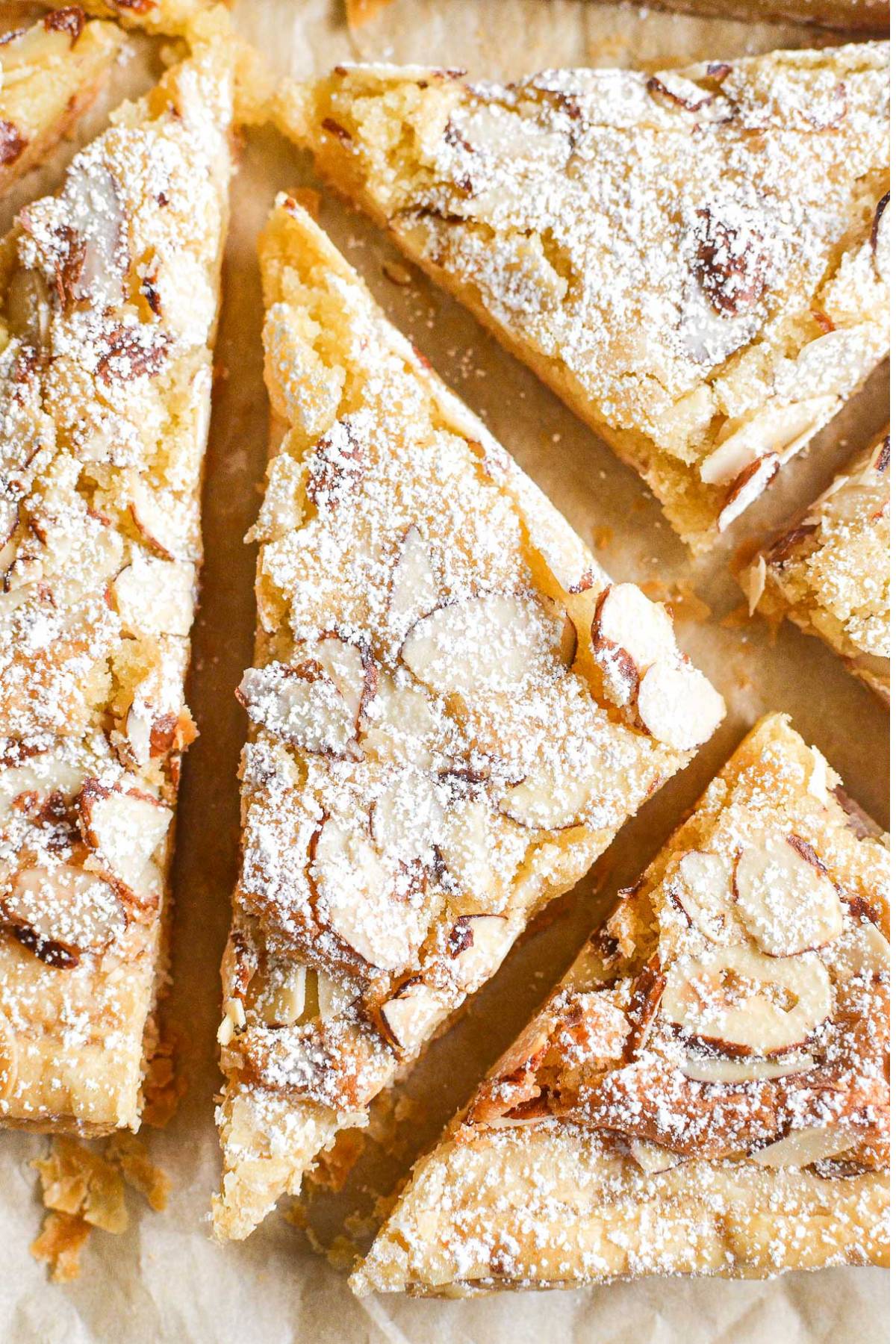 sheet pan almond croissant