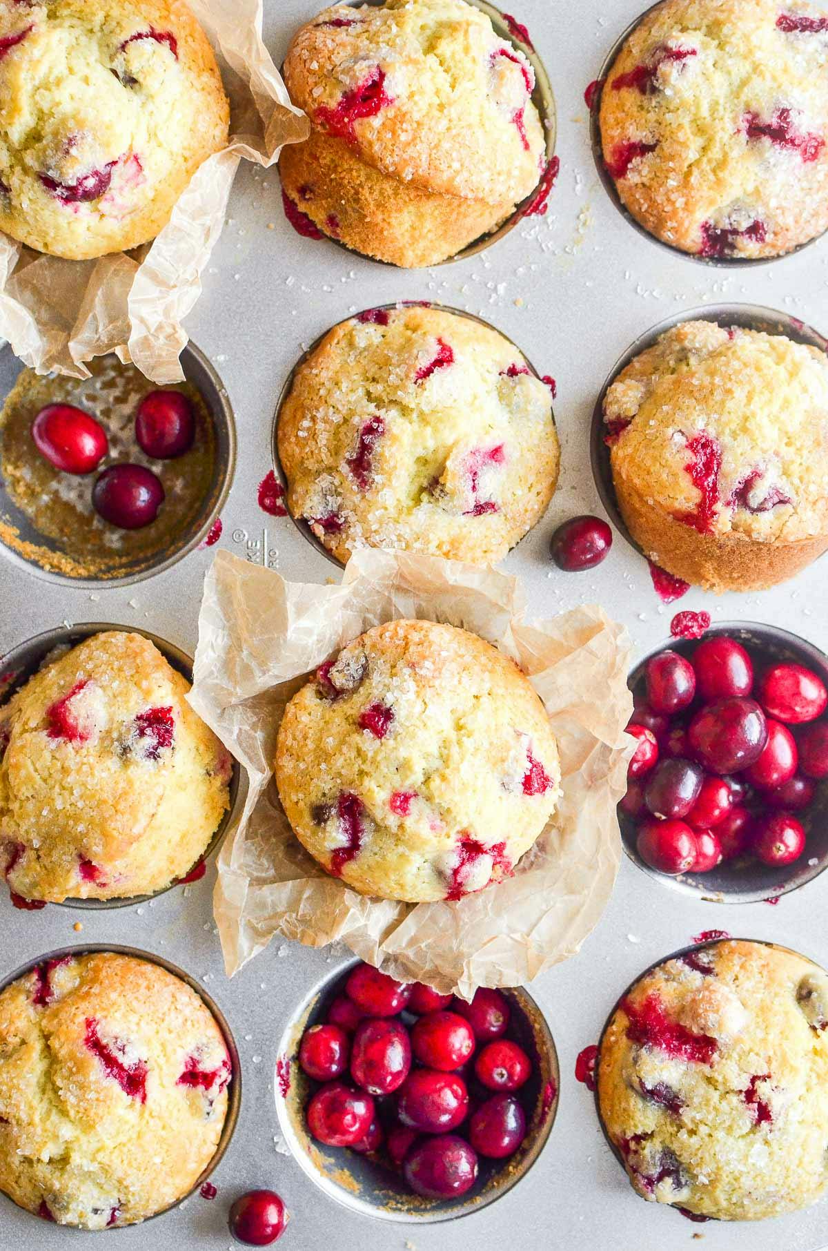 cranberry muffins