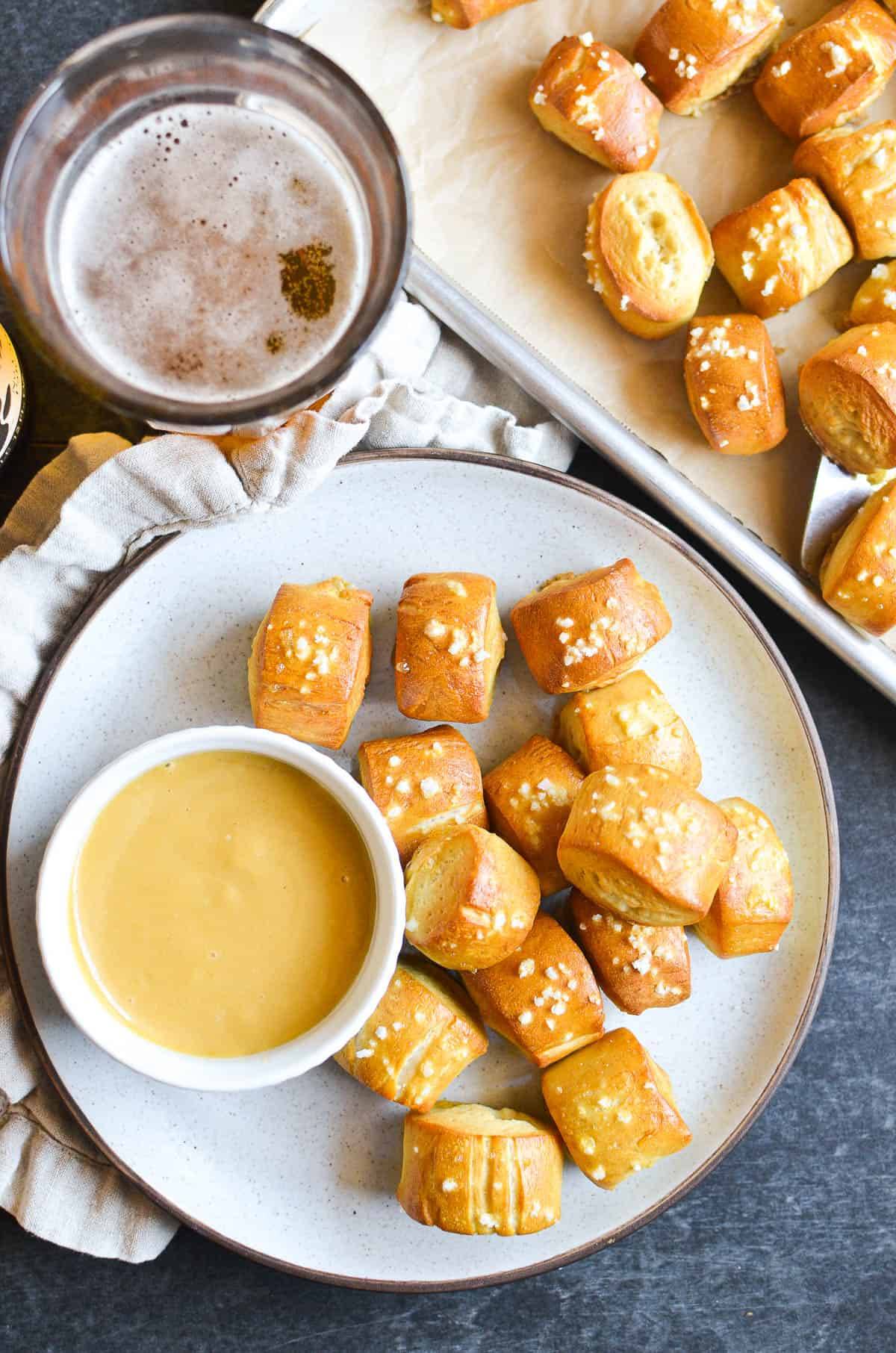 soft pretzel bites
