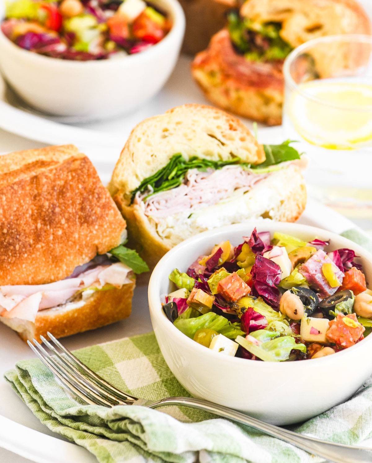 chunky Italian salad