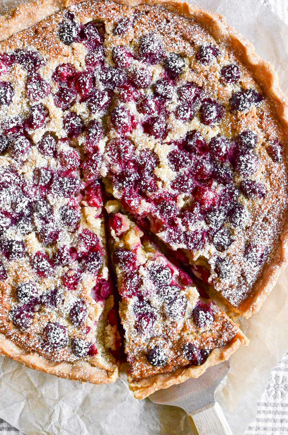 Cranberry Almond Tart