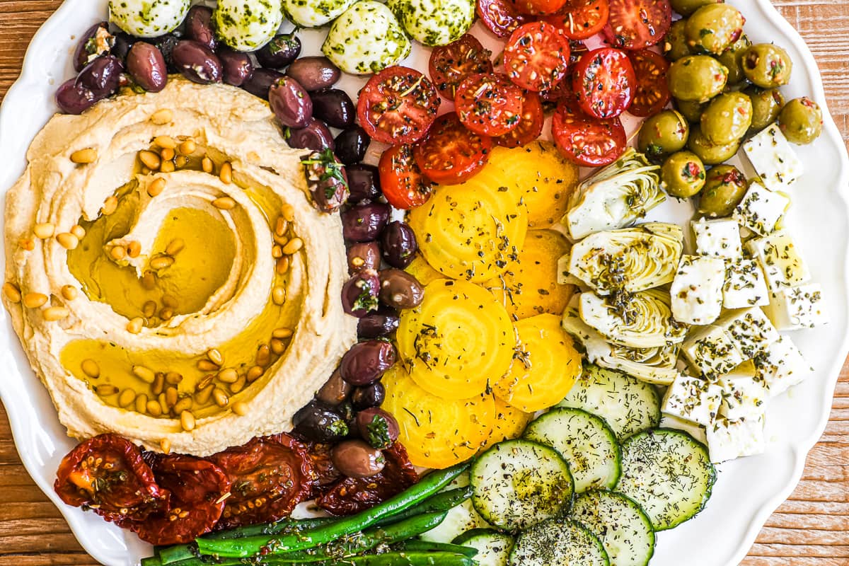 Hummus Mezze Platter