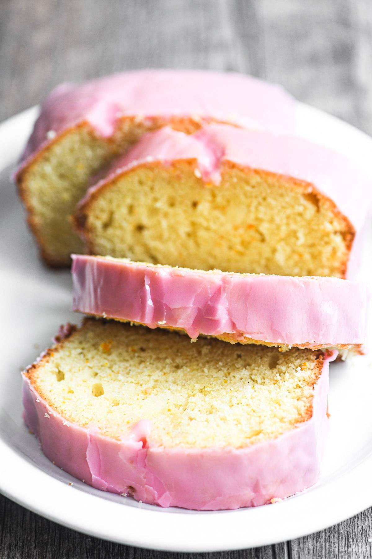 blood orange pound cake