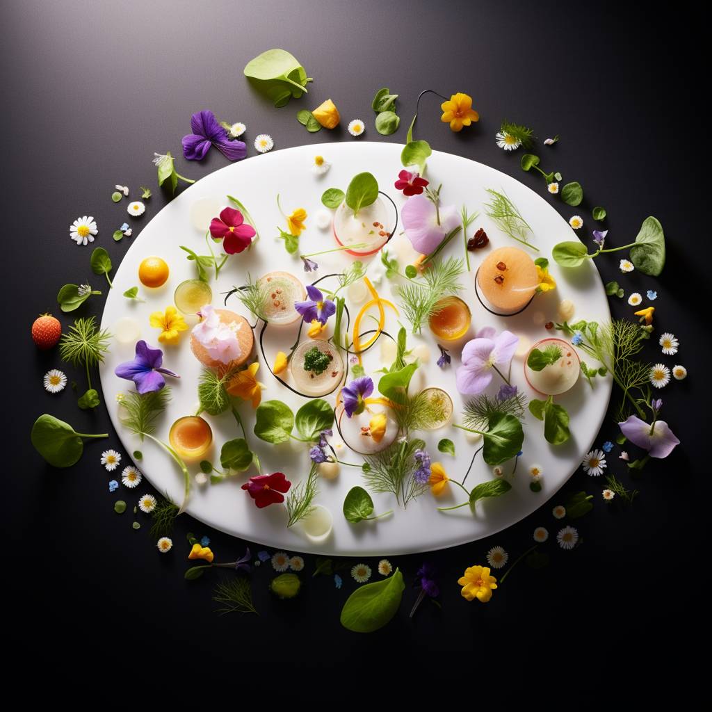 Michelin Star Restaurant Plate