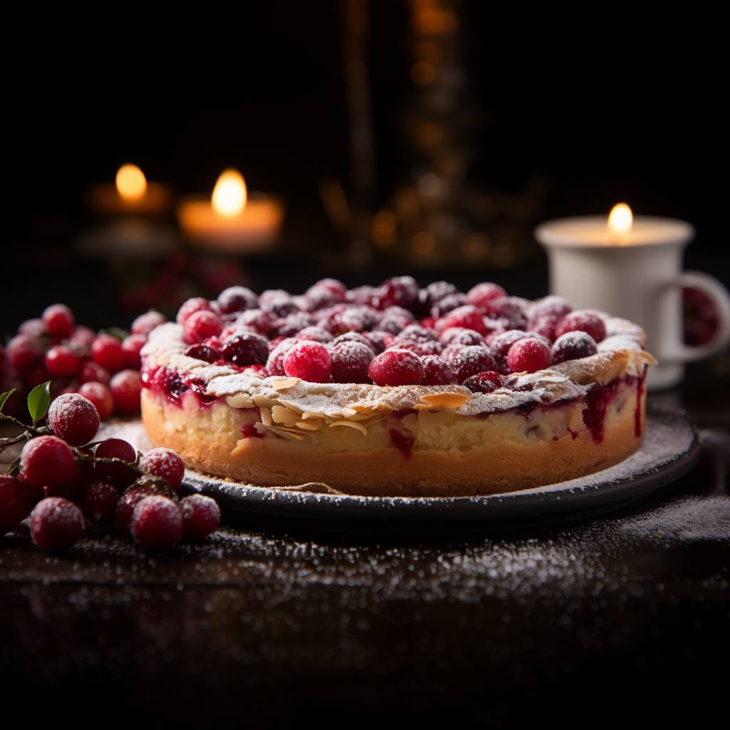 Cranberry Almond Tart