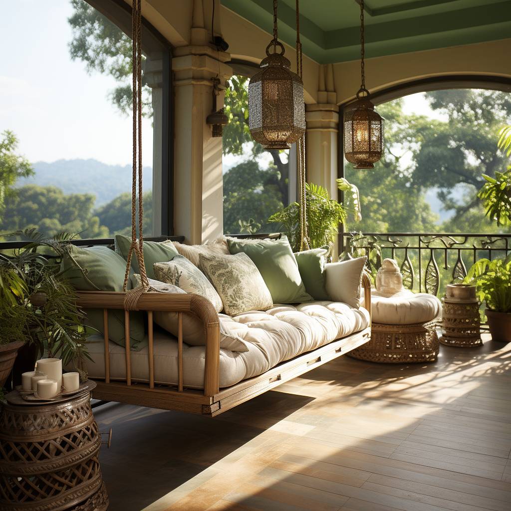 Wonderful balcony to envision self-care