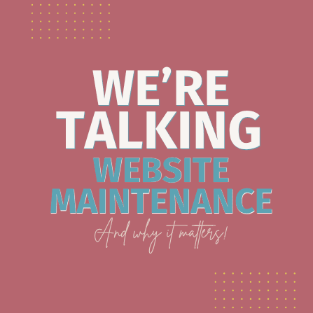 website maintenance