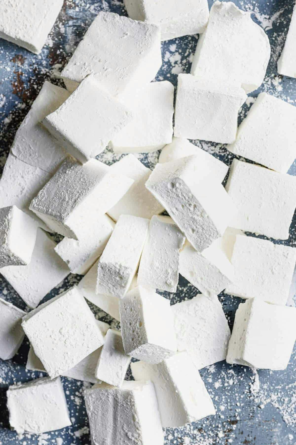 homemade marshmallow squares