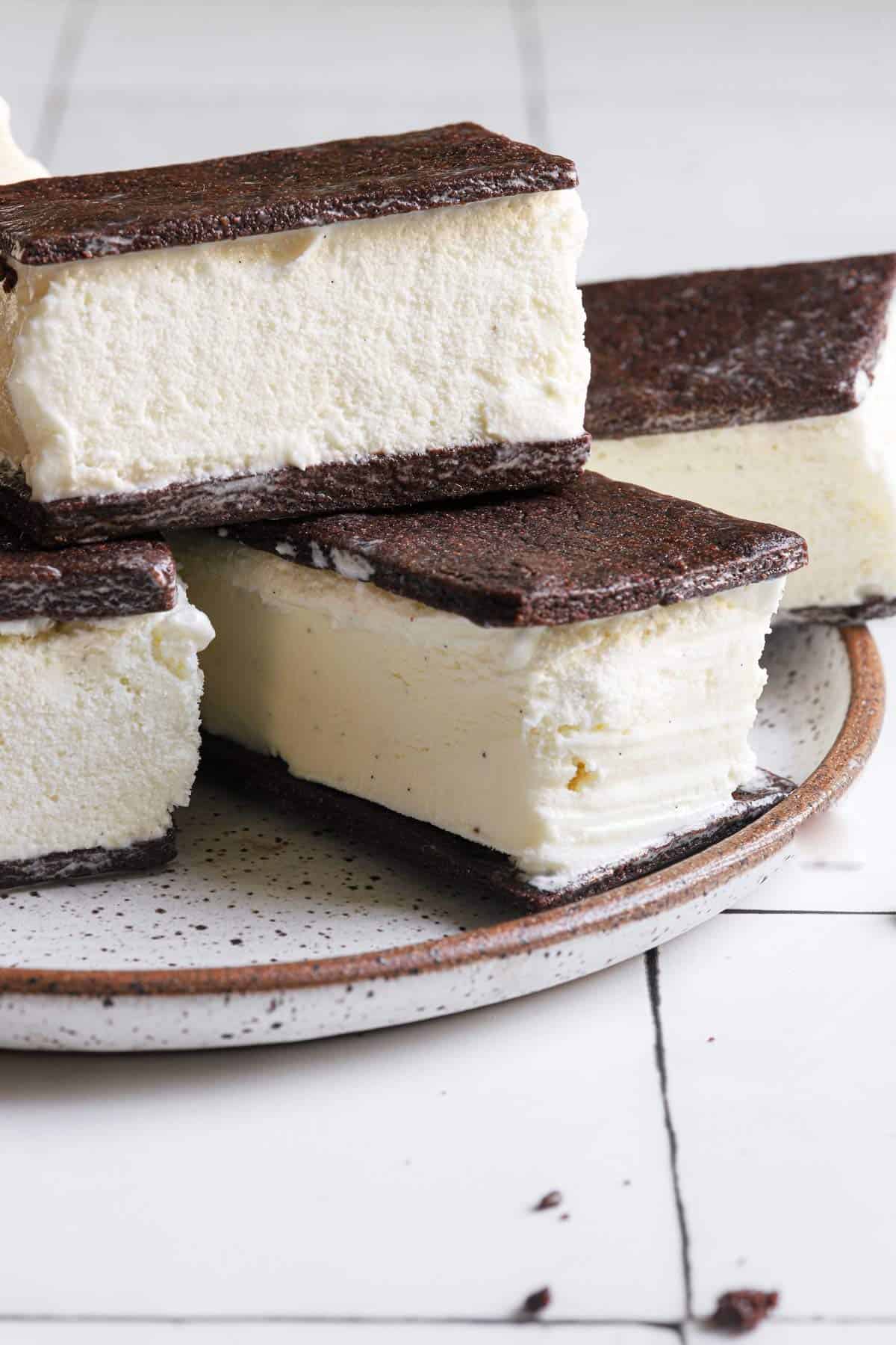 stack of ice cream sandwiches