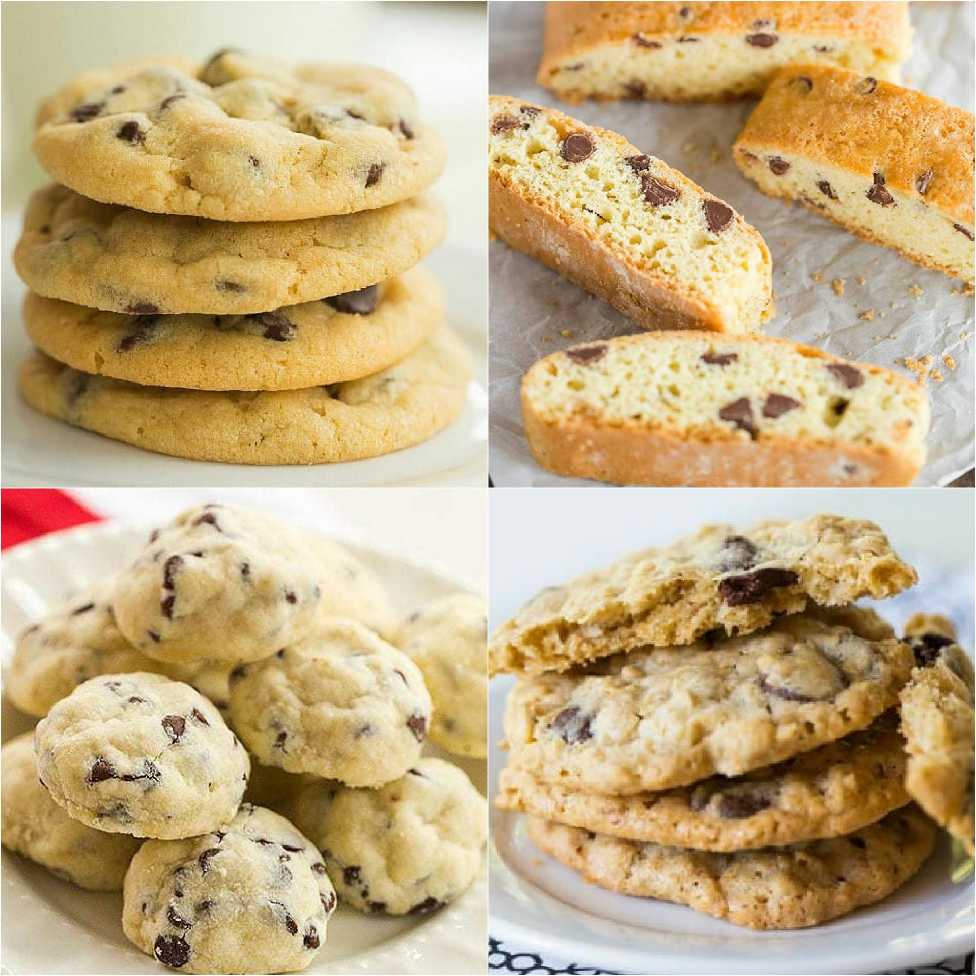 collage of 4 cookie images