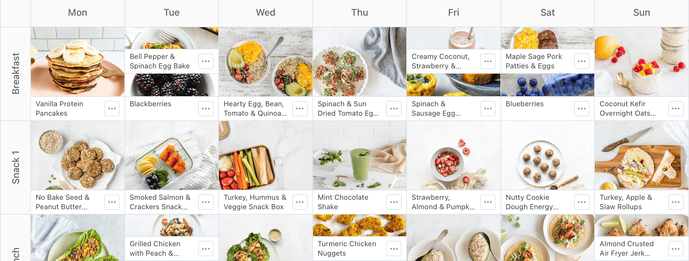 Meal Planning Subscription