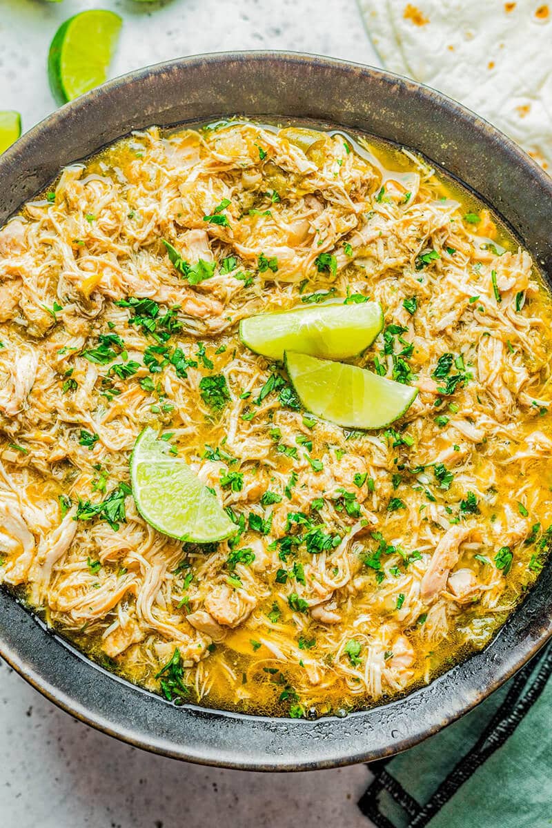 Slow Cooker Green Chile Chicken