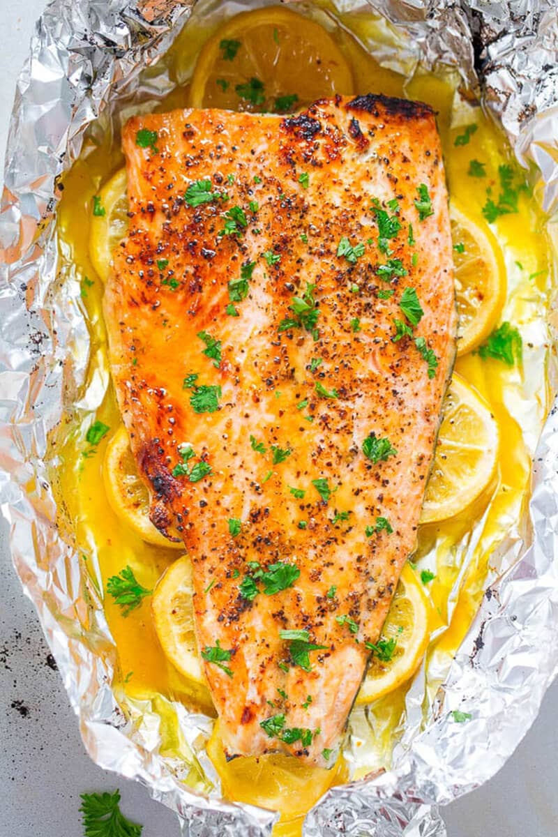 Sheet Pan Honey Lemon Salmon