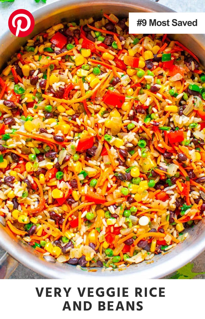 Very Veggie Rice and Beans