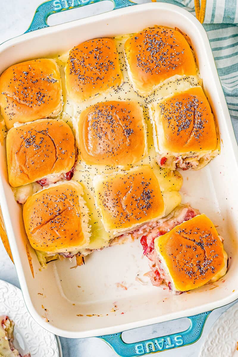 Hawaiian Roll Turkey and Cheese Sliders