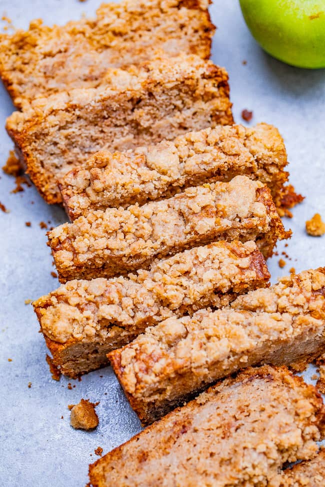 Apple Pie Bread with Streusel Topping