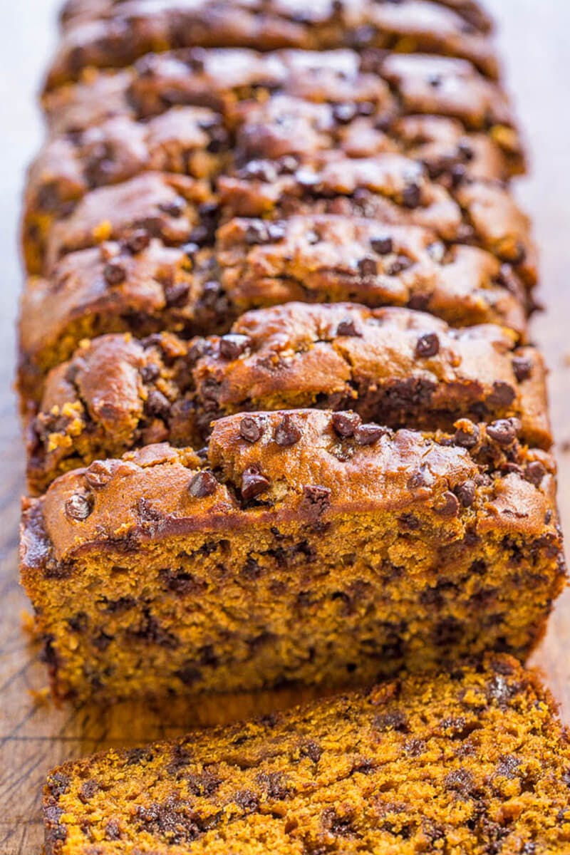 Pumpkin Chocolate Chip Bread