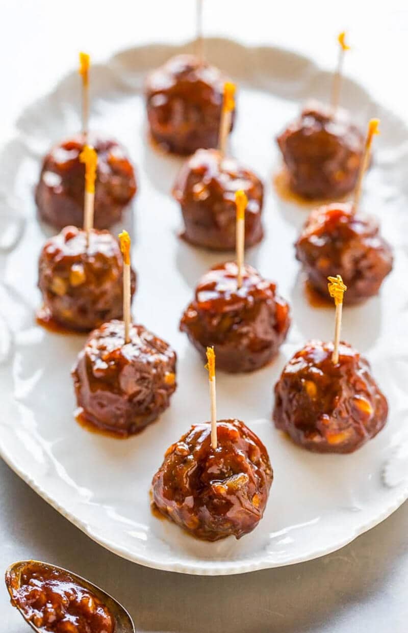 Honey Garlic Meatballs