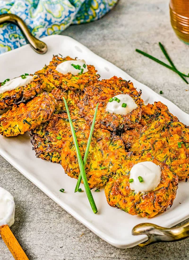 Air Fryer Zucchini Fritters
