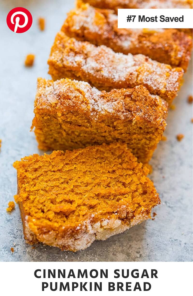 Cinnamon Sugar Pumpkin Bread