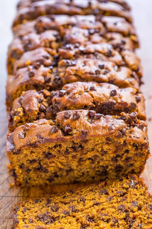 Pumpkin Chocolate Chip Bread
