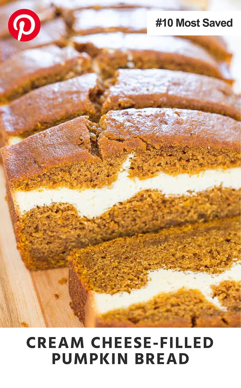 Cream Cheese-Filled Pumpkin Bread