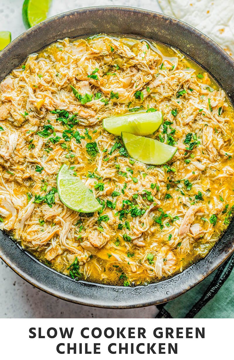 Slow Cooker Green Chile Chicken