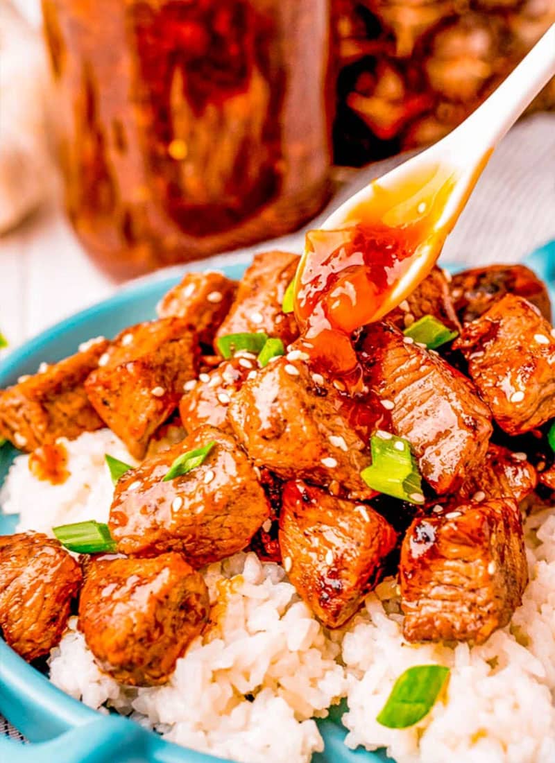 Teriyaki Steak Tips
