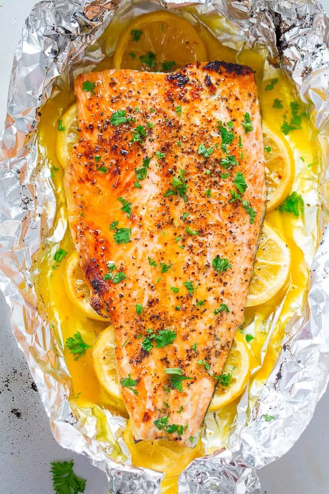 Sheet Pan Honey Lemon Salmon