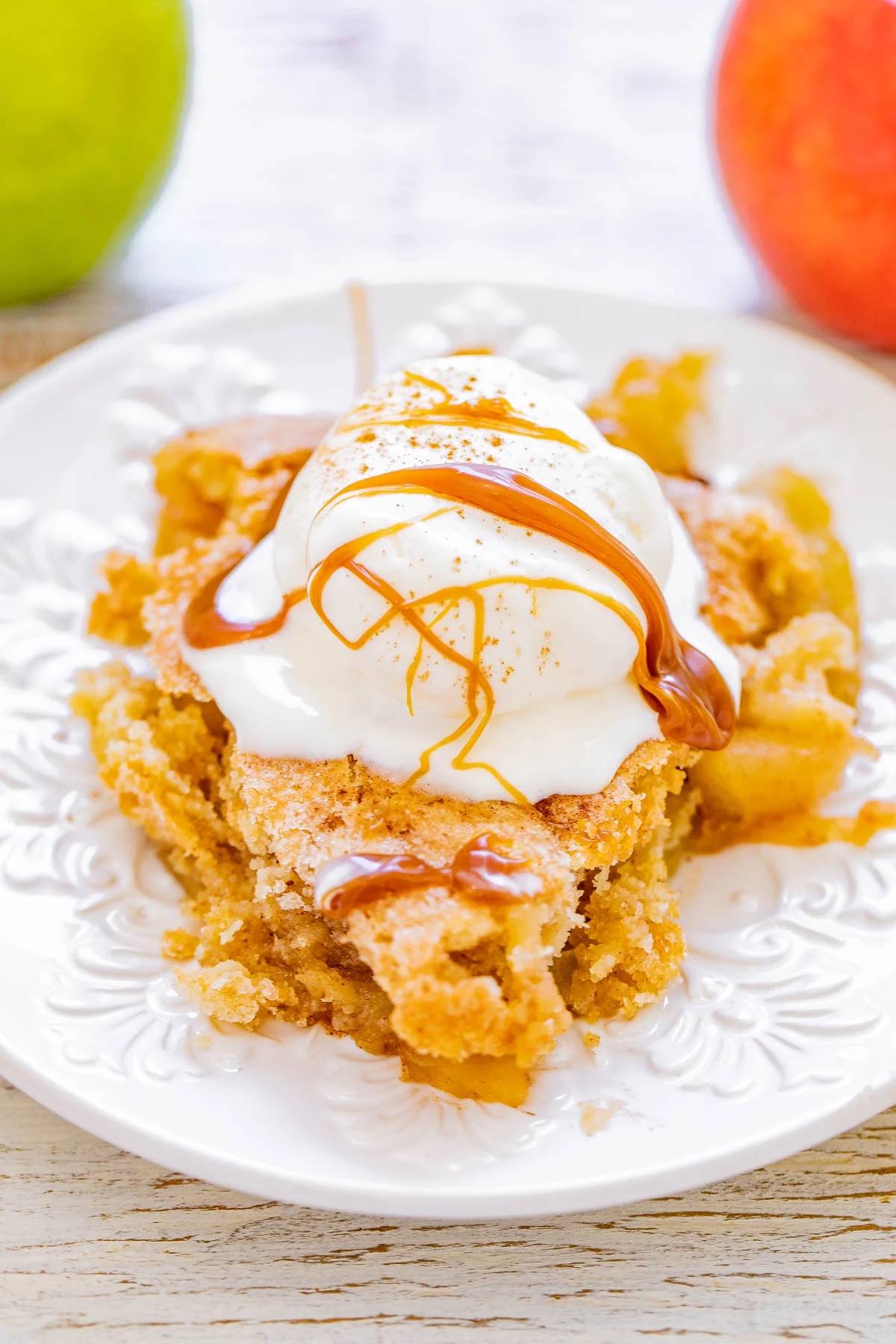 Crustless Apple Pie