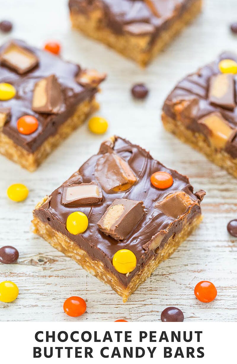 Chocolate Peanut Butter Candy Bars