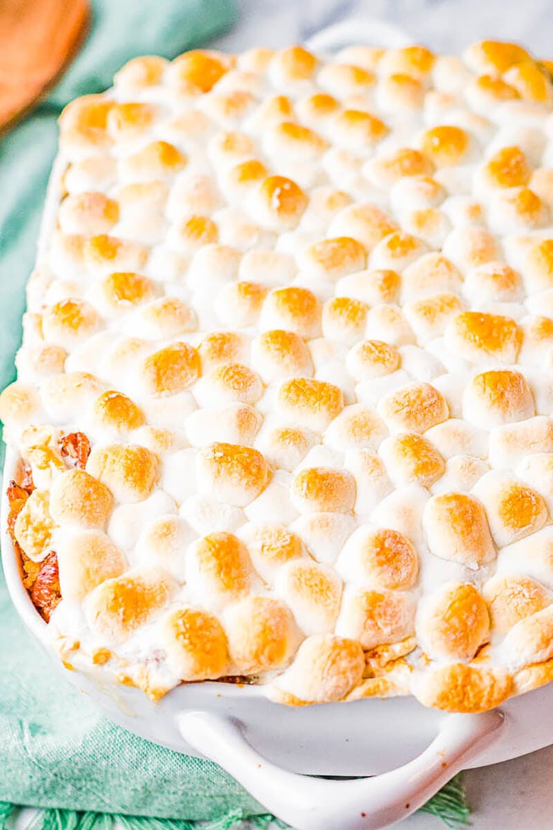 Sweet Potato Casserole with Marshmallows