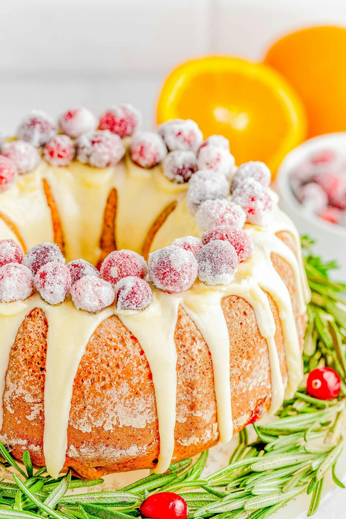 Cranberry Orange Bundt Cake