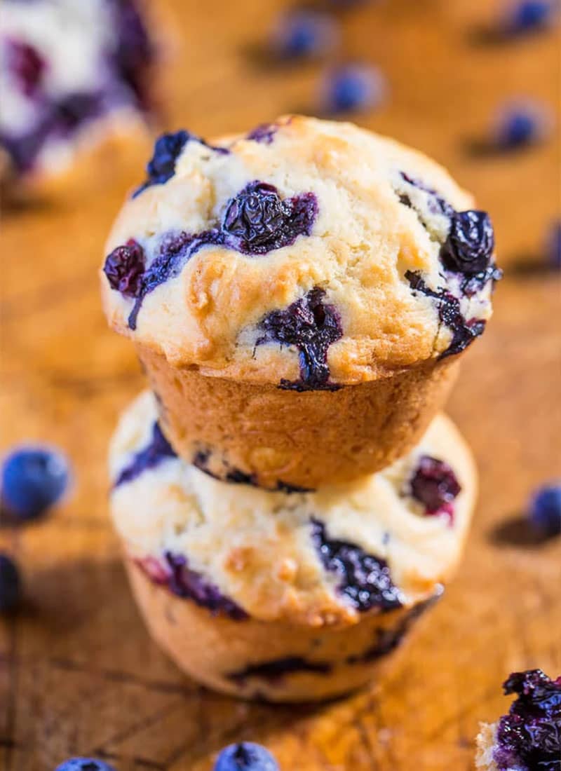 Healthy Blueberry Muffins