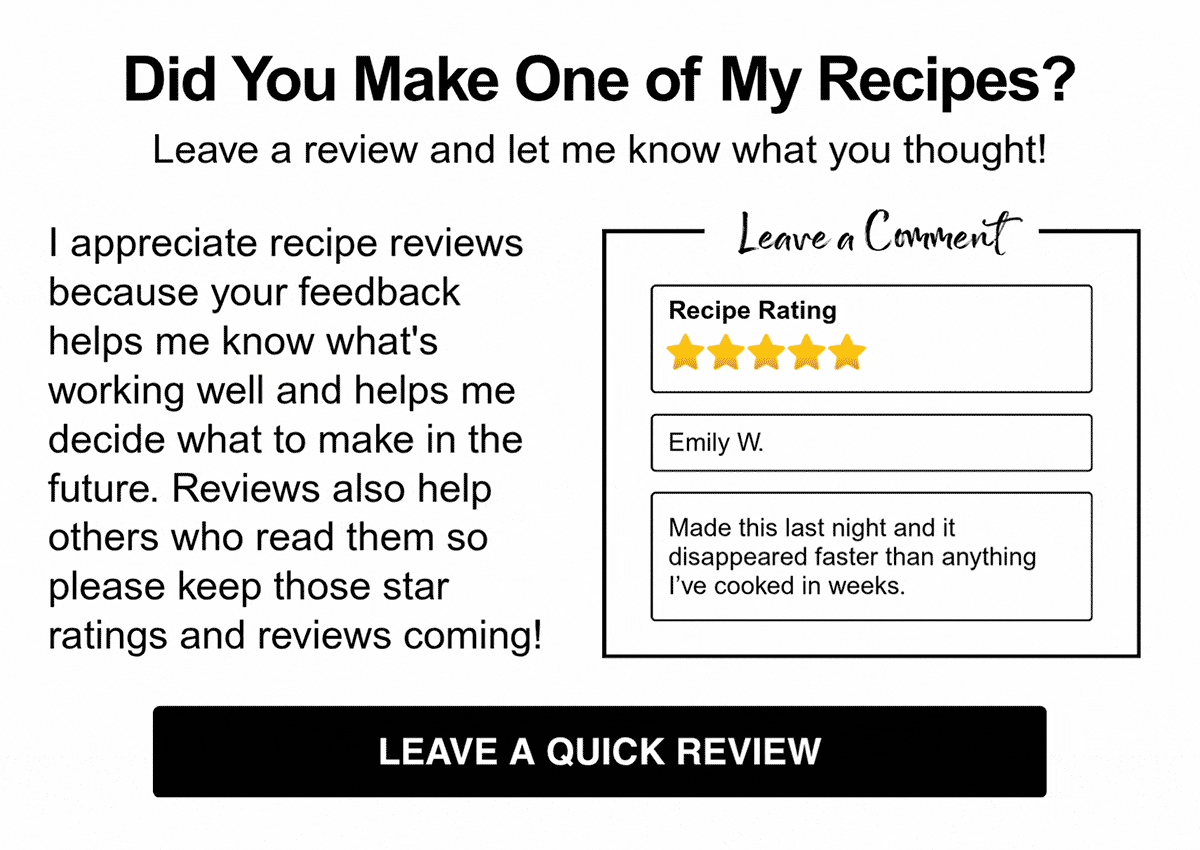 Leave a review and let me know what you thought!