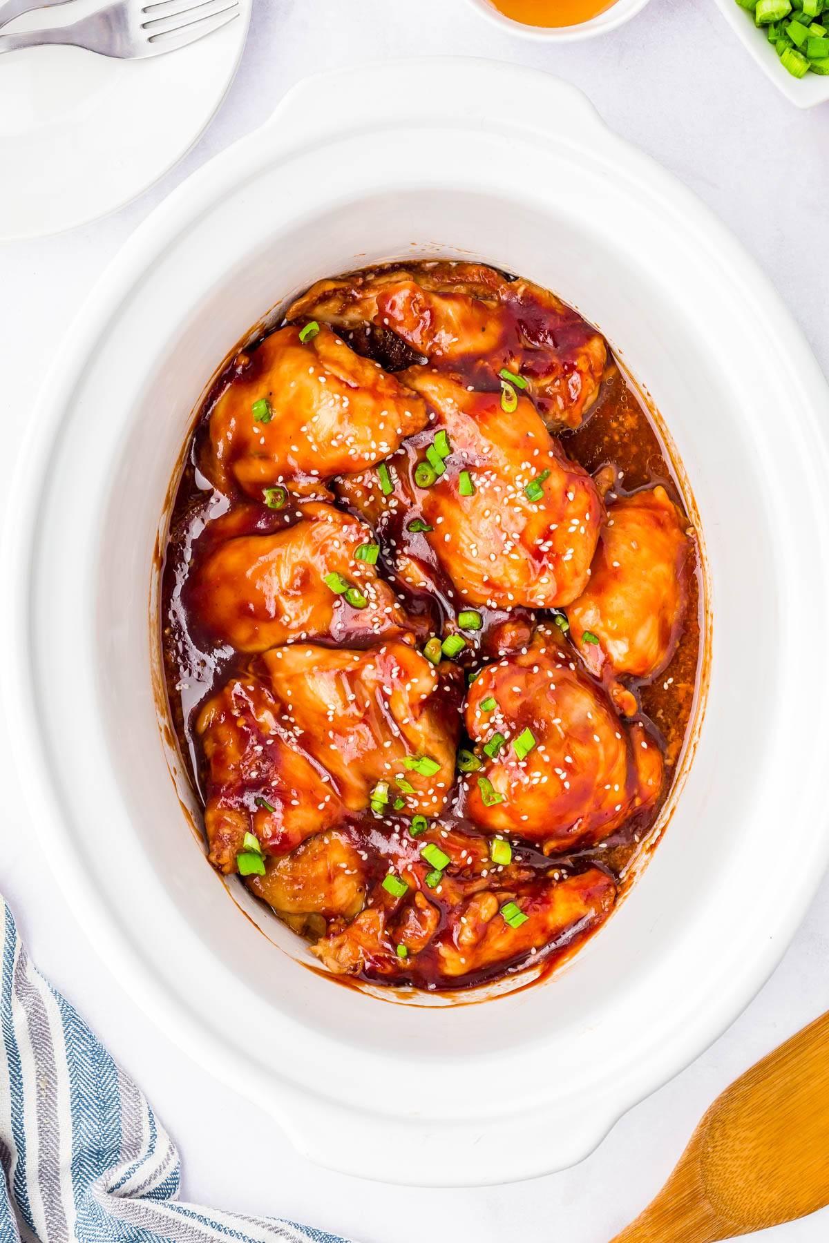 Slow Cooker Honey Garlic Chicken