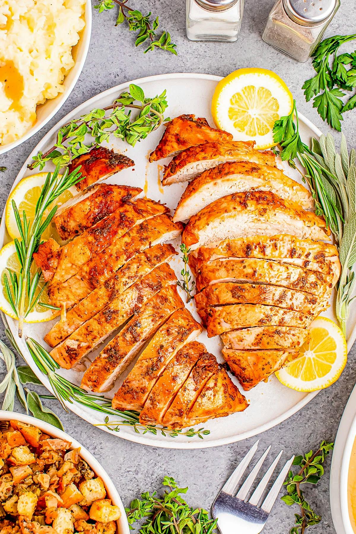 Juicy Baked Turkey Breast